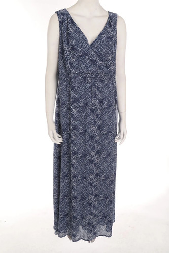 Manguun maxikleid blau - manguun,