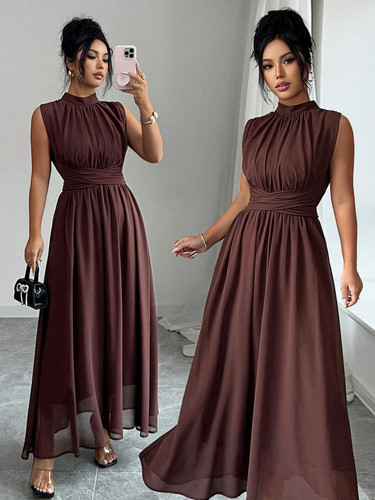 Elegantes damen maxikleid aus - elegantes,