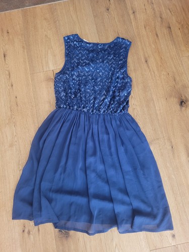 Kleid blau festlich - , mit
